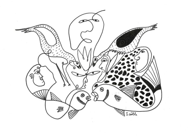 Dessin Isabelle TASSON expo Souffle trace janvier 2027